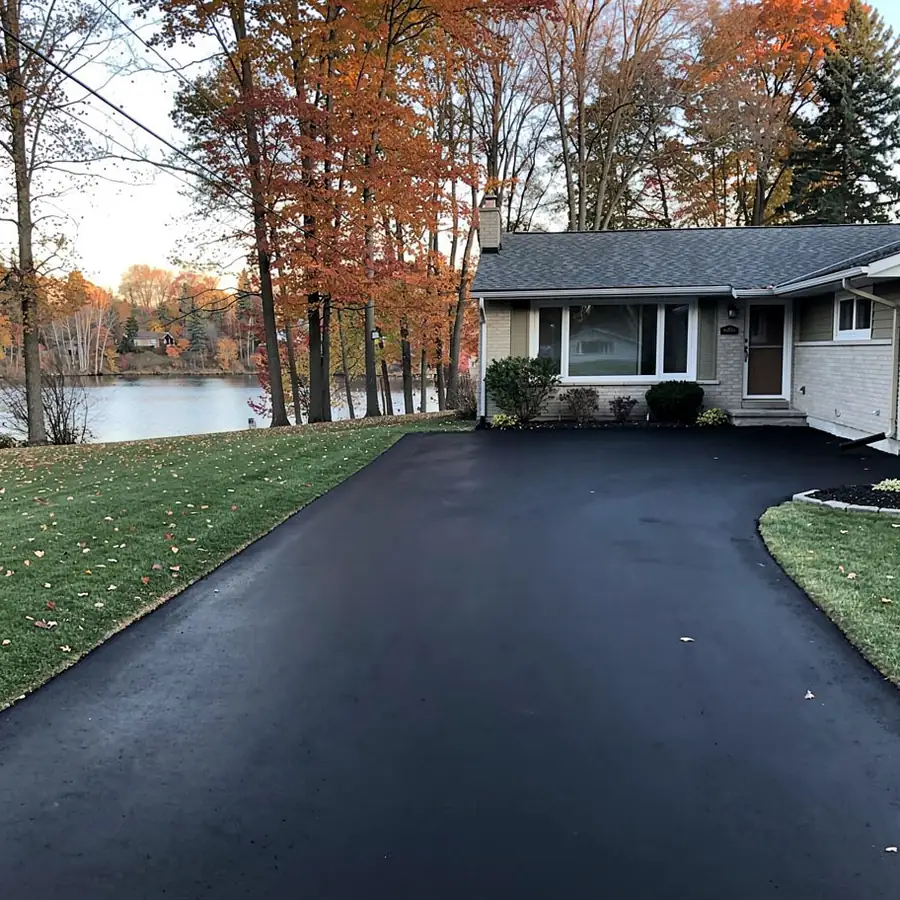 Asphalt driveway near Fairy Lake Acton