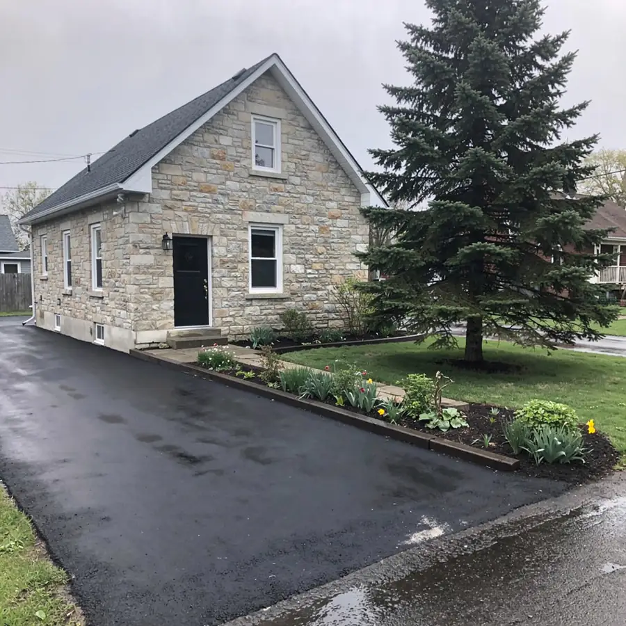 New village driveway in Rockwood Ontario New village driveway in Rockwood Ontario
